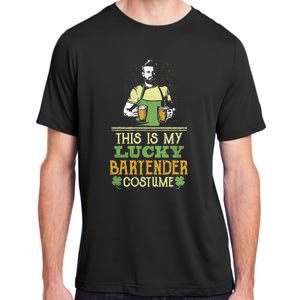 This Is My Lucky Bartender Costume St Patty's Bar Gift Adult ChromaSoft Performance T-Shirt