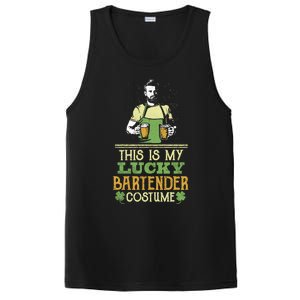 This Is My Lucky Bartender Costume St Patty's Bar Gift PosiCharge Competitor Tank