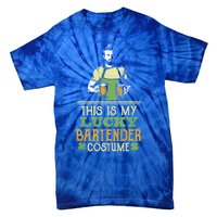 This Is My Lucky Bartender Costume St Patty's Bar Gift Tie-Dye T-Shirt