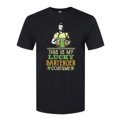 This Is My Lucky Bartender Costume St Patty's Bar Gift Softstyle CVC T-Shirt