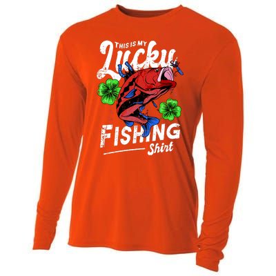 This Is My Lucky Fishing Shirt Cooling Performance Long Sleeve Crew