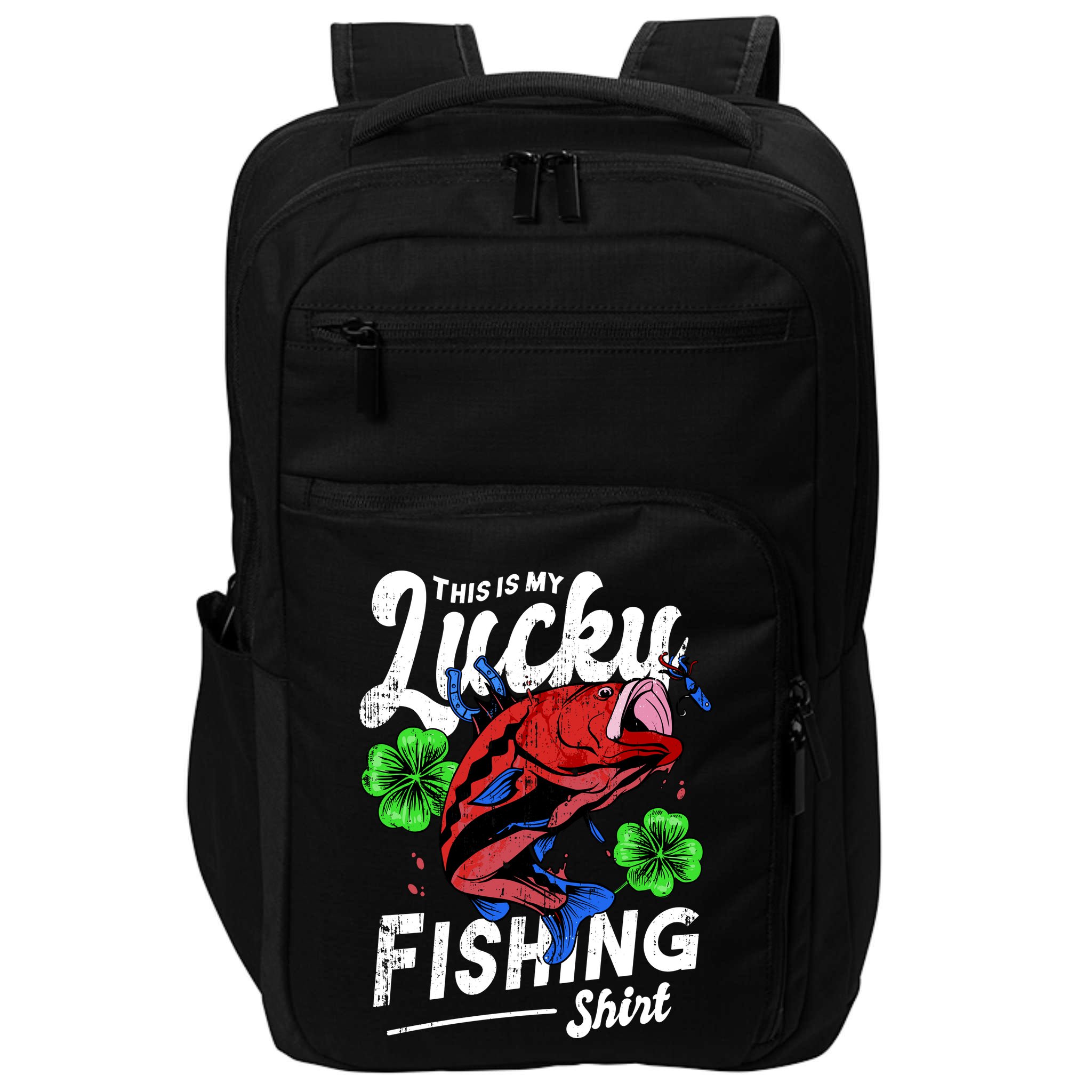 This Is My Lucky Fishing Shirt Impact Tech Backpack