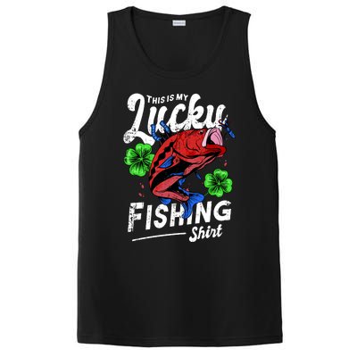 This Is My Lucky Fishing Shirt PosiCharge Competitor Tank