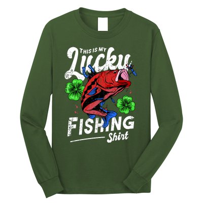 This Is My Lucky Fishing Shirt Long Sleeve Shirt