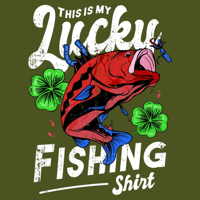 This Is My Lucky Fishing Shirt Long Sleeve Shirt