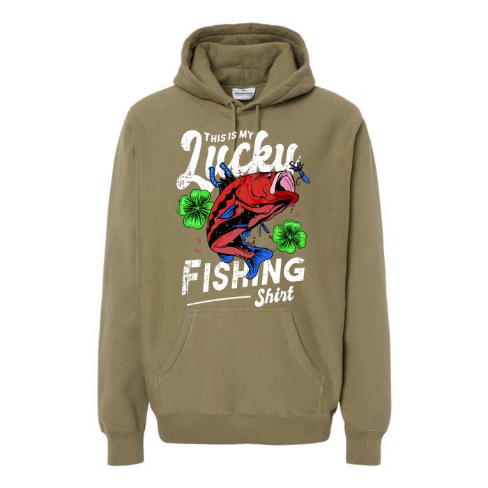 This Is My Lucky Fishing Shirt Premium Hoodie