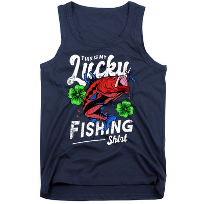 This Is My Lucky Fishing Shirt Tank Top