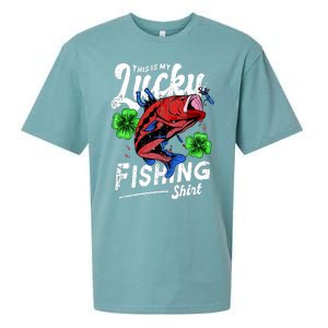 This Is My Lucky Fishing Shirt Sueded Cloud Jersey T-Shirt