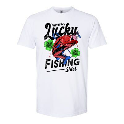 This Is My Lucky Fishing Shirt Softstyle CVC T-Shirt