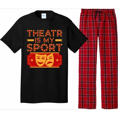 Theater Is My Sport Broadway Drama Acting Lovers Novelty Pajama Set