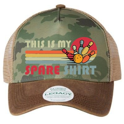 This Is My Spare Bowling Bowler Legacy Tie Dye Trucker Hat
