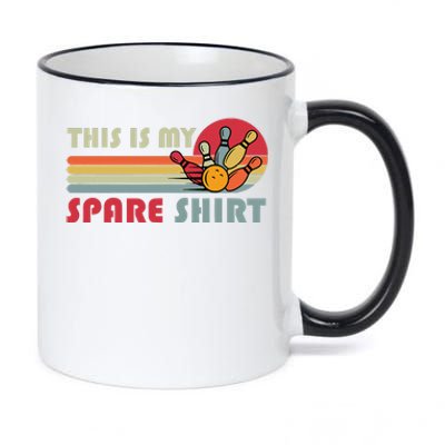 This Is My Spare Bowling Bowler 11oz Black Color Changing Mug