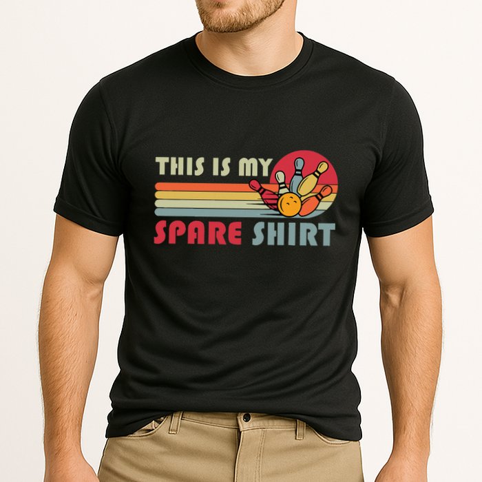 This Is My Spare Bowling Bowler Cooling Performance Crew T-Shirt