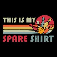 This Is My Spare Bowling Bowler Cooling Performance Crew T-Shirt
