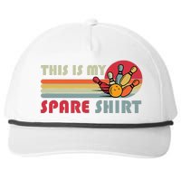 This Is My Spare Bowling Bowler Snapback Five-Panel Rope Hat