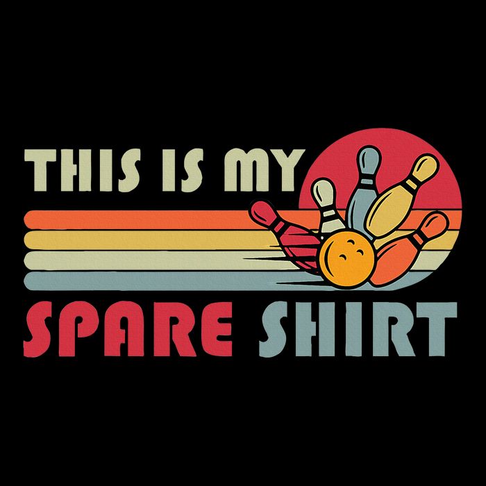 This Is My Spare Bowling Bowler Youth Performance Sprint T-Shirt