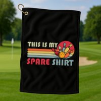 This Is My Spare Bowling Bowler Golf Towel