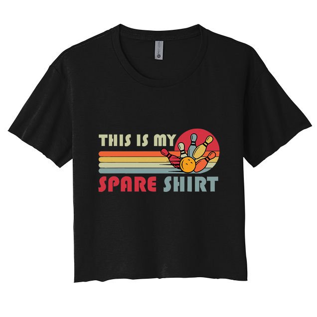 This Is My Spare Bowling Bowler Crop Top