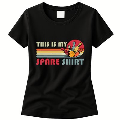 This Is My Spare Bowling Bowler Womens T-Shirt