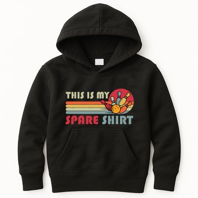 This Is My Spare Bowling Bowler Kids Hoodie