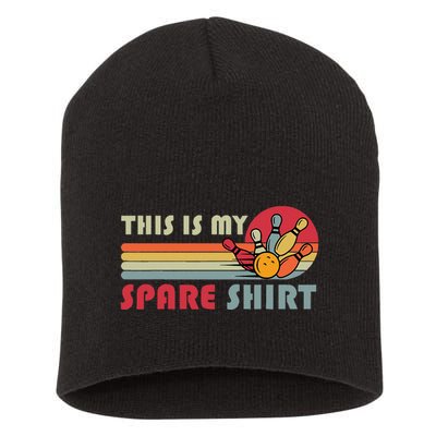 This Is My Spare Bowling Bowler Short Acrylic Beanie