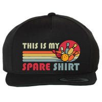 This Is My Spare Bowling Bowler Wool Snapback Cap