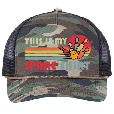 This Is My Spare Bowling Bowler Retro Rope Trucker Hat Cap