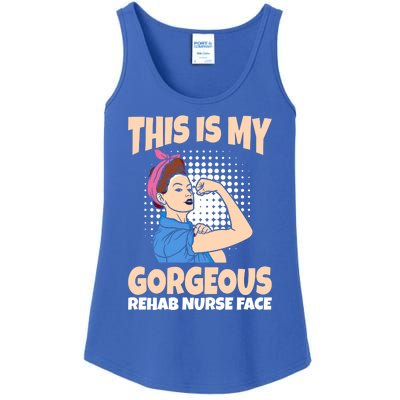 This Is My Gorgeous Rehab Nurse Face Gift Ladies Essential Tank