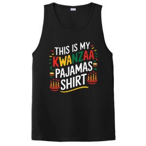 This Is My Kwanzaa Pajamas Kinara Funny African American PosiCharge Competitor Tank