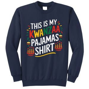 This Is My Kwanzaa Pajamas Kinara Funny African American Sweatshirt