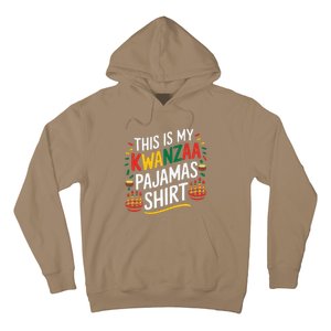 This Is My Kwanzaa Pajamas Kinara Funny African American Hoodie