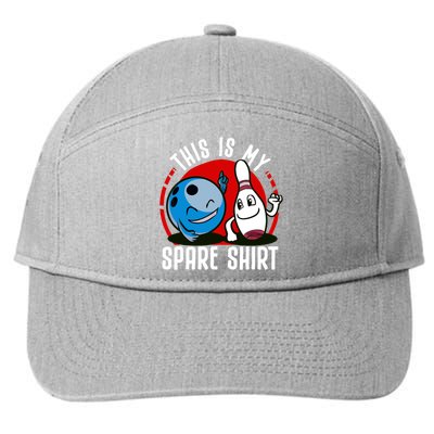 This Is My Spare Bowling Alley Gutter Pins Bowling 7-Panel Snapback Hat