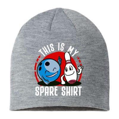 This Is My Spare Bowling Alley Gutter Pins Bowling Sustainable Beanie