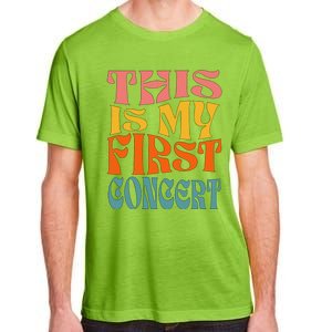 This Is My First Concert Adult ChromaSoft Performance T-Shirt