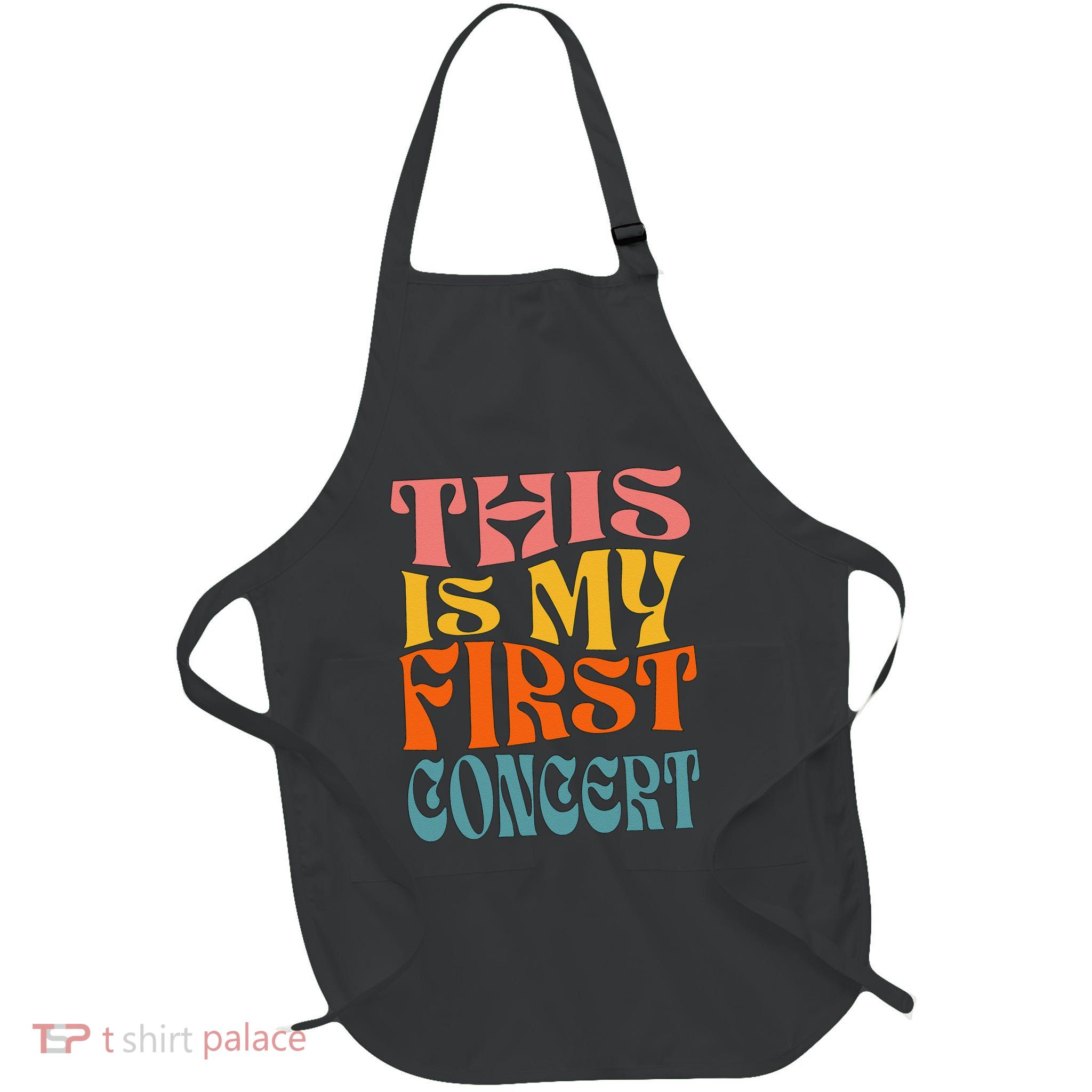 This Is My First Concert Full-Length Apron With Pockets