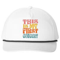 This Is My First Concert Snapback Five-Panel Rope Hat