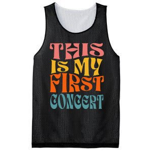 This Is My First Concert Mesh Reversible Basketball Jersey Tank