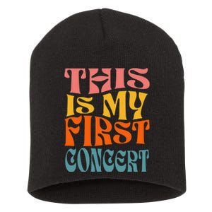 This Is My First Concert Short Acrylic Beanie