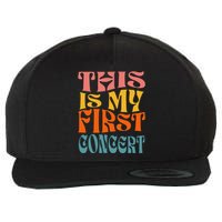 This Is My First Concert Wool Snapback Cap