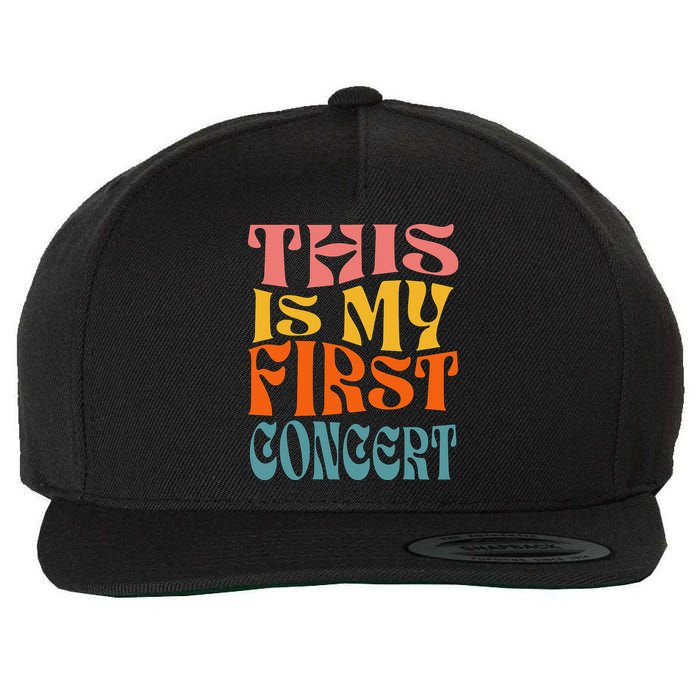 This Is My First Concert Wool Snapback Cap