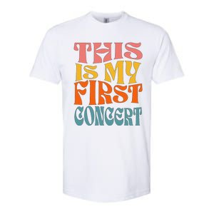 This Is My First Concert Softstyle CVC T-Shirt