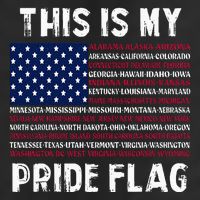 This Is My Pride Flag USA US Flag Patriotic Adult Drive Performance Visor