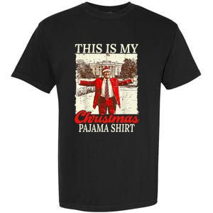 This Is My Christmas Pajamas Christmas Santa Trump Xmas Garment-Dyed Heavyweight T-Shirt