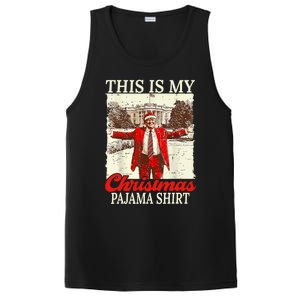 This Is My Christmas Pajamas Christmas Santa Trump Xmas PosiCharge Competitor Tank