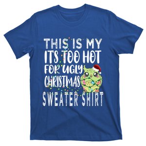 This Is My ItS Too Hot For Ugly Sweaters Christmas Owl Cool Gift T-Shirt