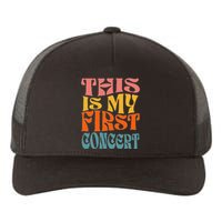 This Is My First Concert Music Event Retro Groovy Yupoong Adult 5-Panel Trucker Hat