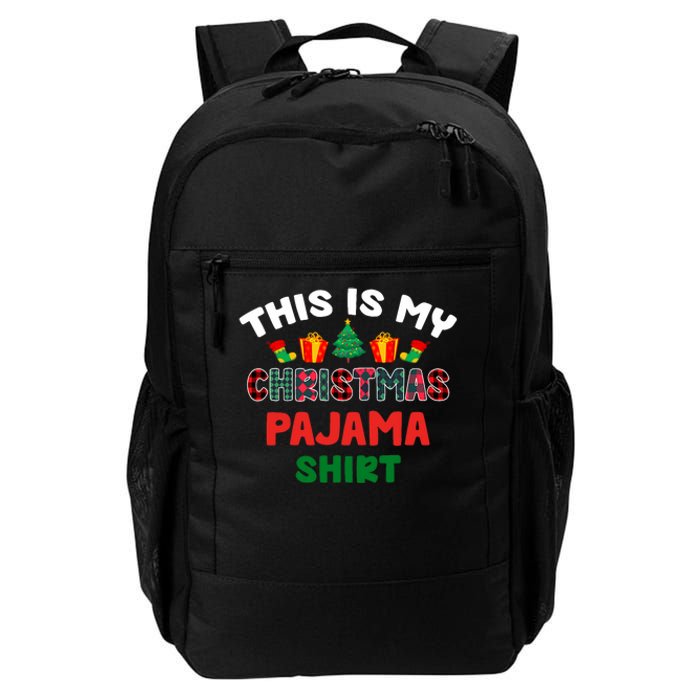 This Is My Christmas Pajama Xmas Matching Women Pjs Daily Commute Backpack