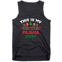 This Is My Christmas Pajama Xmas Matching Women Pjs Tank Top