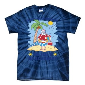 This Is My Christmas In July Beachshirt Funny Xmas Santa Tie-Dye T-Shirt