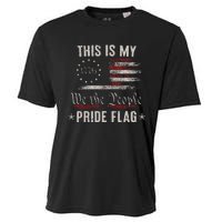 This Is My Pride Flag 1776 American 4th of July Patriotic Cooling Performance Crew T-Shirt